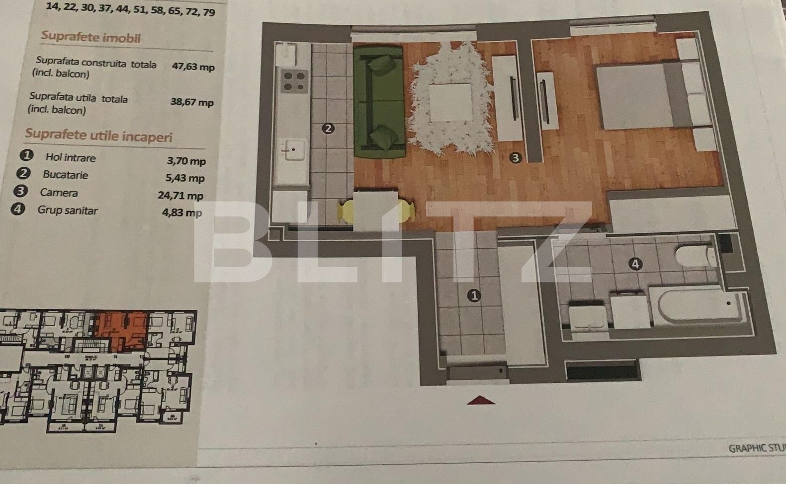 Apartament de vânzare 2 camere Titan - 74736AV | BLITZ București | Poza6