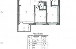 Apartament de 3 camere lux și loc de parcare subteran, 73 mp, zona Aviației!