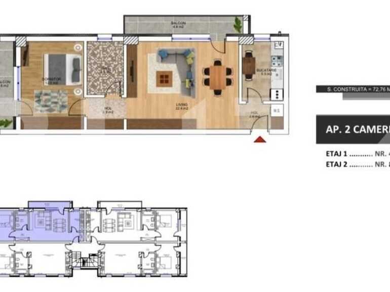 Apartament de vânzare 2 camere Colentina - 75833AV | BLITZ București | Poza1