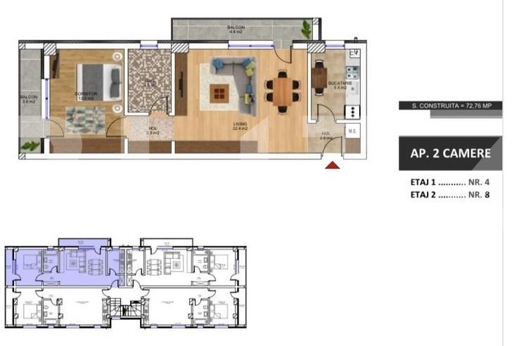 Apartament de vânzare 2 camere Colentina - 75833AV | BLITZ București | Poza1