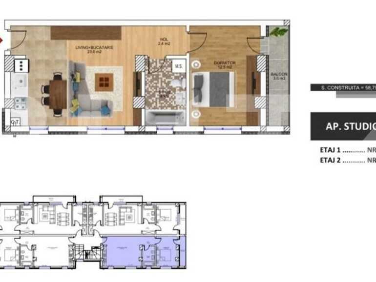 Apartament de vânzare 2 camere Colentina - 75859AV | BLITZ București | Poza1