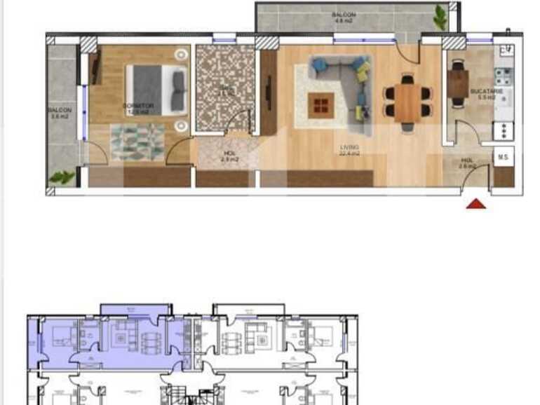 Apartament de vânzare 2 camere Colentina - 75930AV | BLITZ București | Poza1