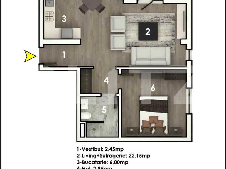 Apartament de vânzare 2 camere Colentina - 76157AV | BLITZ București | Poza1