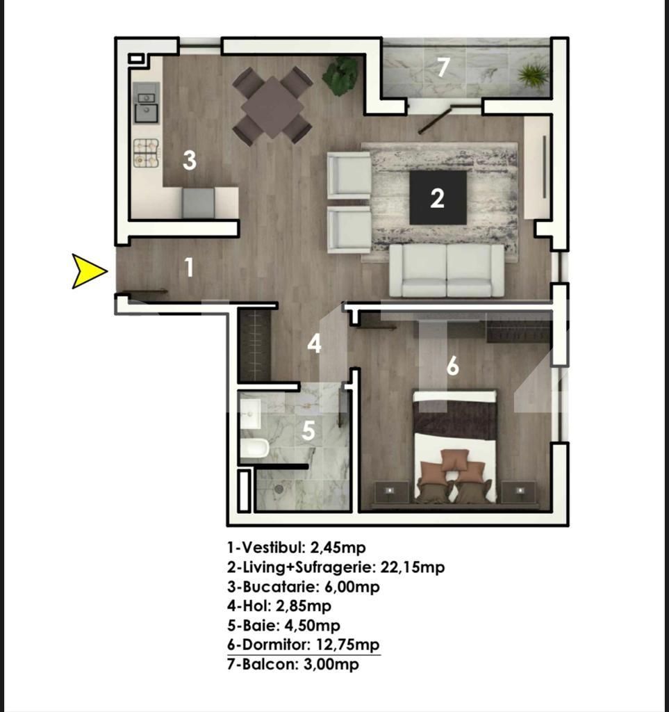 Apartament de vânzare 2 camere Colentina - 76157AV | BLITZ București | Poza1