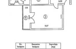 Apartament de 3 camere, 64 mp, Titan 