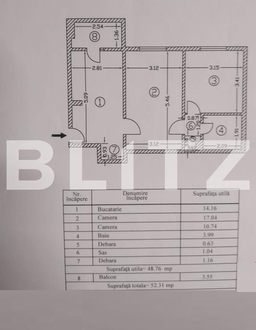 Apartament de vânzare 2 camere Titan - 76417AV | BLITZ București | Poza1