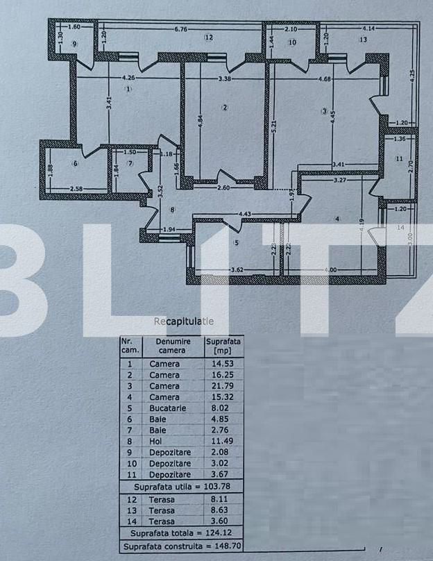 Apartament 4 camere, nou, spatios, zona Chibrit