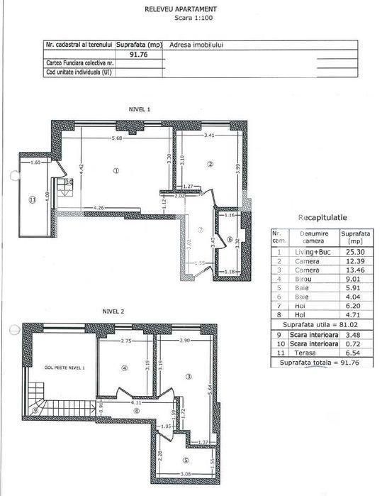 Penthouse deosebit, 4 camere, zona Lujerului 
