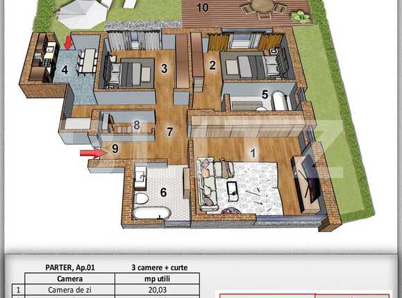 Apartament de vânzare 3 camere Ghencea - 76858AV | BLITZ București | Poza1