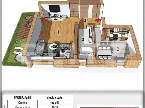 Garsonieră de vânzare Ghencea - 76871AV | BLITZ București | Poza1