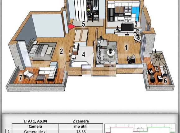 Apartament de vânzare 2 camere Ghencea - 76873AV | BLITZ București | Poza1