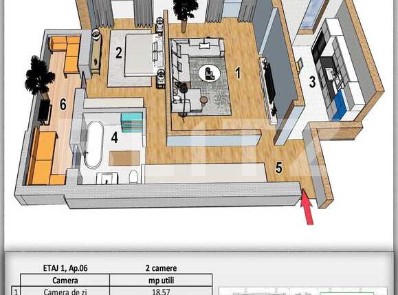 Apartament de vânzare 2 camere Ghencea - 76876AV | BLITZ București | Poza1