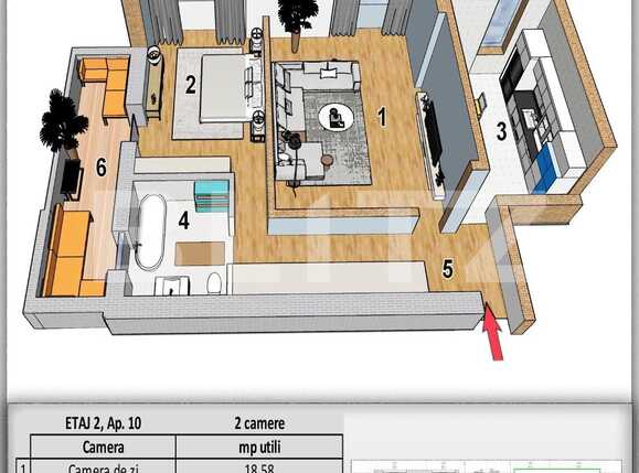 Apartament de vânzare 2 camere Ghencea - 76885AV | BLITZ București | Poza1