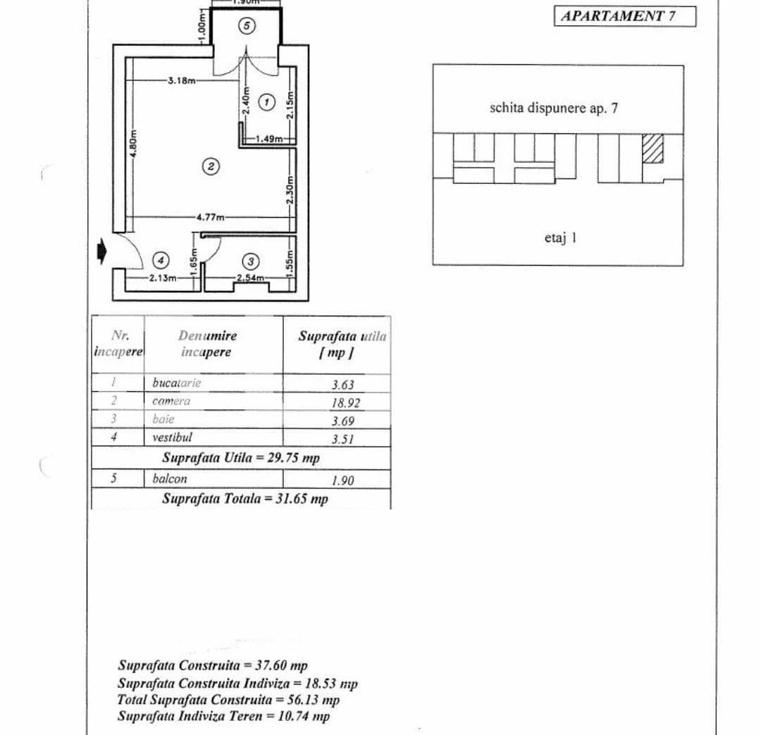 Garsonieră de vânzare Berceni - 77134AV | BLITZ București | Poza11
