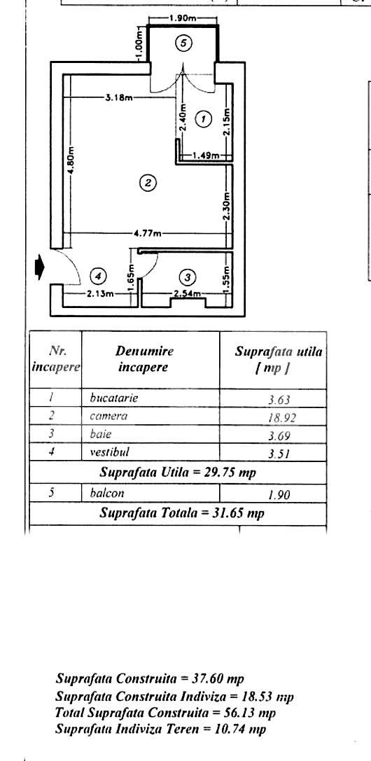 Garsonieră de închiriat Berceni - 77325AI | BLITZ București | Poza1