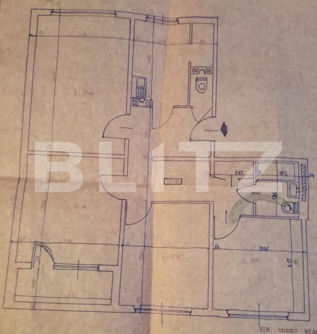 Apartament de 4 camere, reabilitat, decomandat, spatios, Titan!