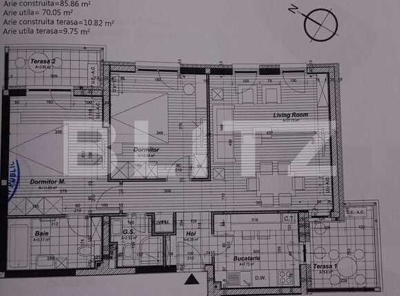 Apartament de vânzare 3 camere Pipera - 77518AV | BLITZ București | Poza2