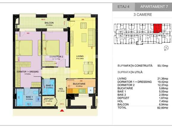 Apartament de vânzare 3 camere Voluntari - 77589AV | BLITZ București | Poza2