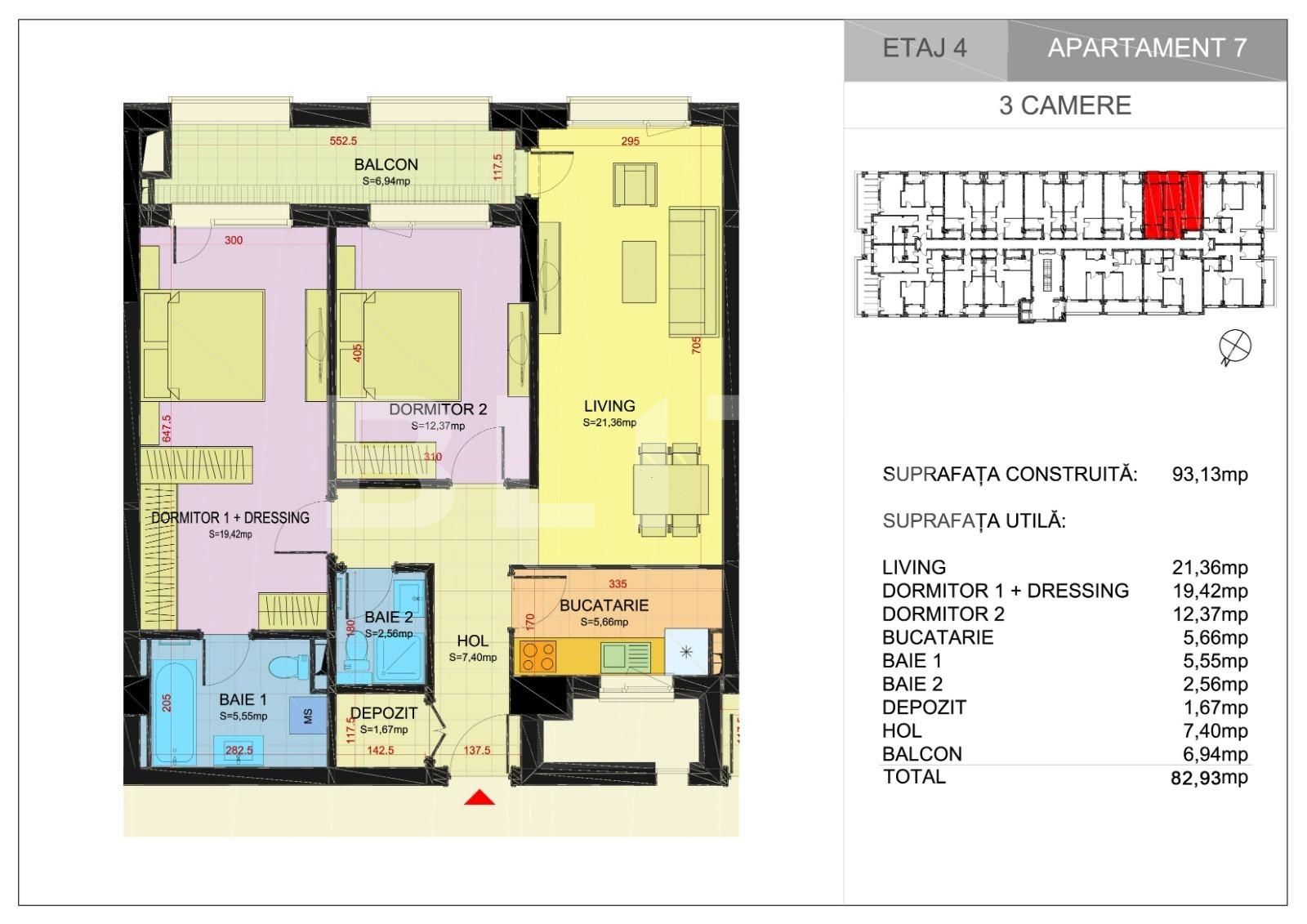 Apartament de vânzare 3 camere Voluntari - 77589AV | BLITZ București | Poza2