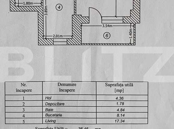 Garsonieră de vânzare Popesti-Leordeni - 77638AV | BLITZ București | Poza11