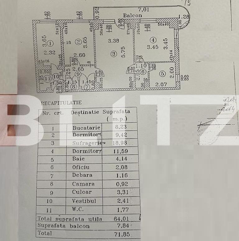 Apartament de vânzare 3 camere Pantelimon - 77865AV | BLITZ București | Poza1