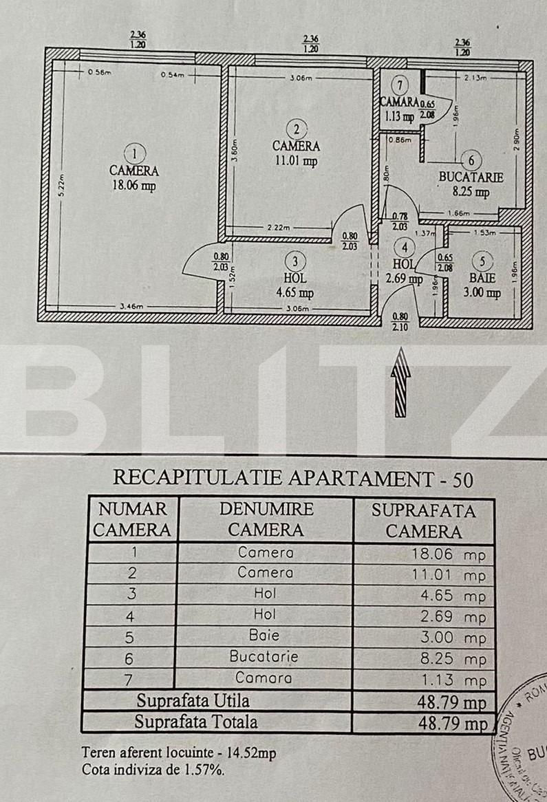 Apartament de 2 camere, la cheie, renovat, zona Titan