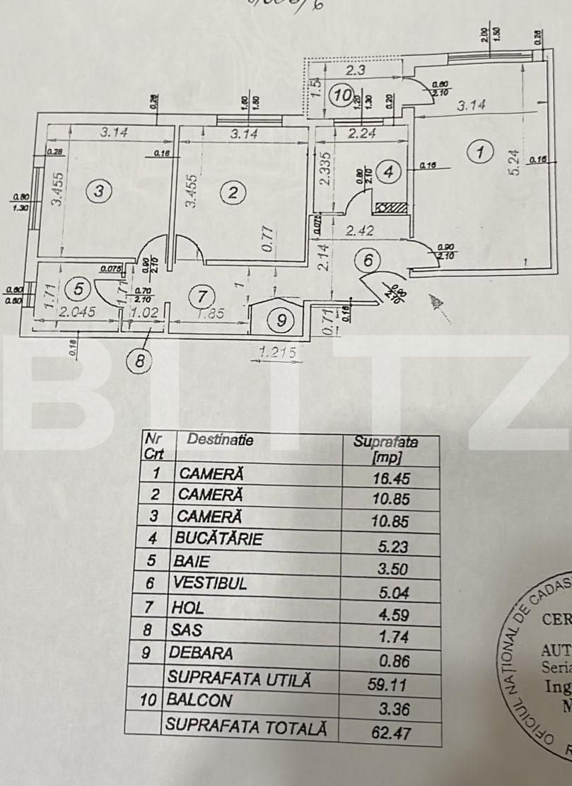 Apartament de vânzare 3 camere Titan - 78211AV | BLITZ București | Poza1