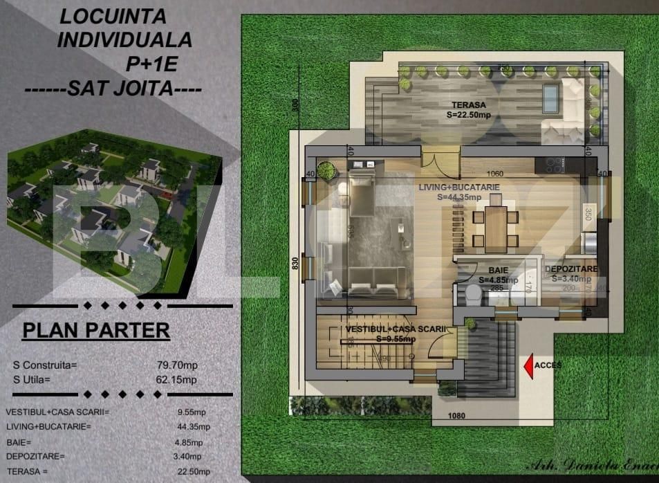 Vila P+1E la numai 10 Km de București în comuna Joița