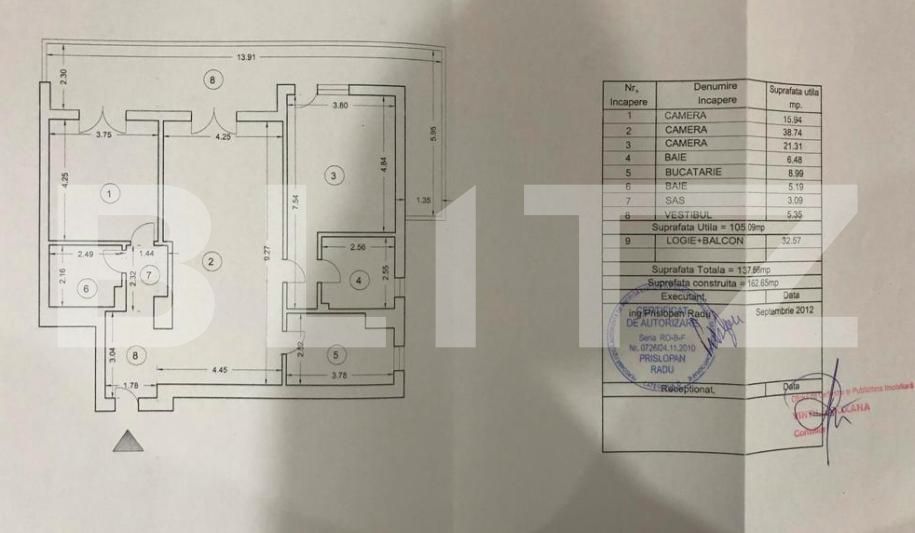 Apartament de vânzare 3 camere Pipera - 78900AV | BLITZ București | Poza1