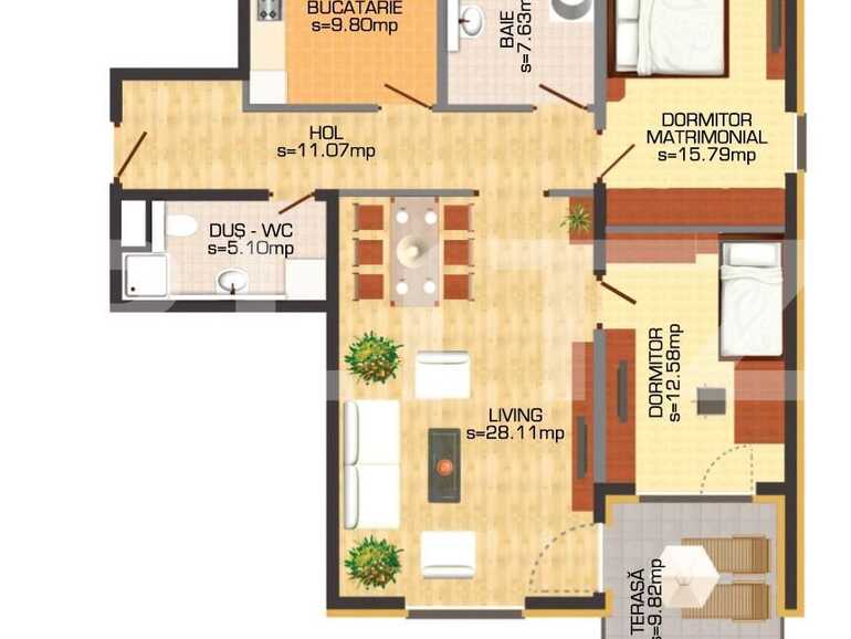 Apartament de vânzare 3 camere Chitila - 79184AV | BLITZ București | Poza1