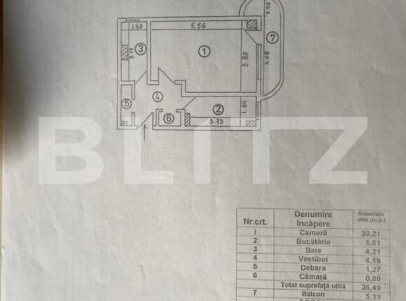 Garsonieră de vânzare Unirii - 79205AV | BLITZ București | Poza8