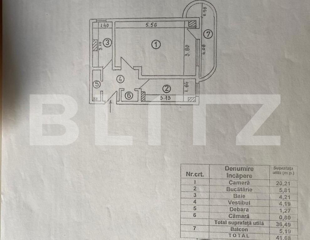 Garsonieră de vânzare Unirii - 79205AV | BLITZ București | Poza8
