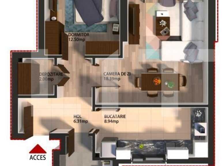 Apartament de vânzare 2 camere Pipera - 79423AV | BLITZ București | Poza1