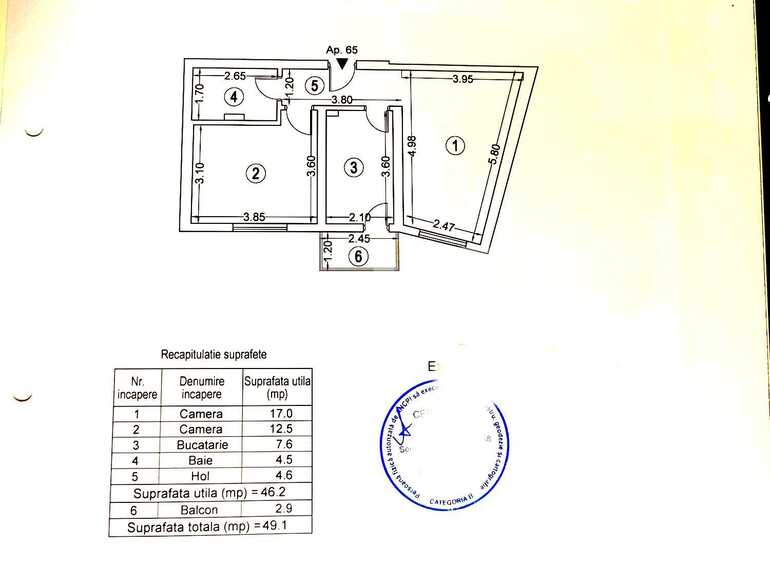 Apartament de vânzare 2 camere Central - 79590AV | BLITZ București | Poza1