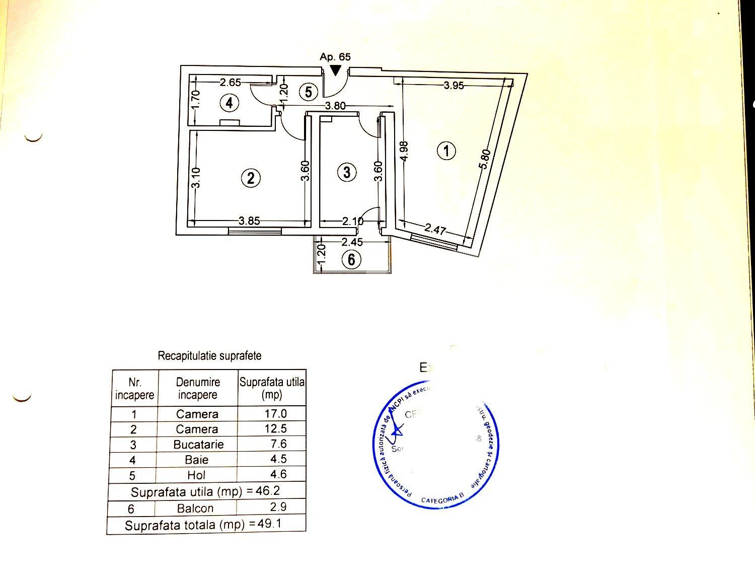 Apartament de vânzare 2 camere Central - 79590AV | BLITZ București | Poza1