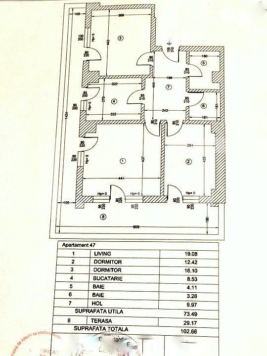 Oportunitate! Apartament 3 camere, terasa, parcare, imobil nou! Iancului