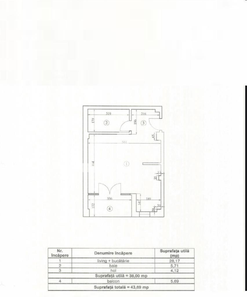 Garsonieră de vânzare Voluntari - 80229AV | BLITZ București | Poza1