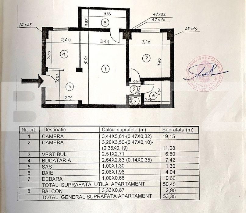 Apartament de vânzare 2 camere Decebal - 80800AV | BLITZ București | Poza8