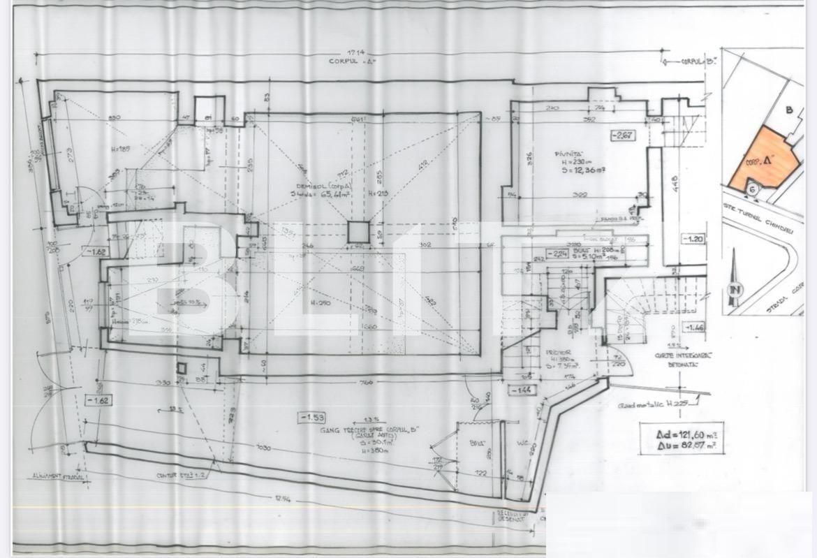 Casa de vanzare, 500 mp, teren 200, zona 1 Mai