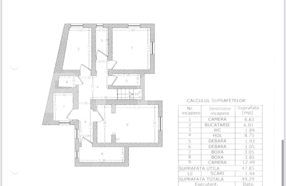 Vilă de 250 mp utili, mobilata, 104 mp teren, zona Cismigiu
