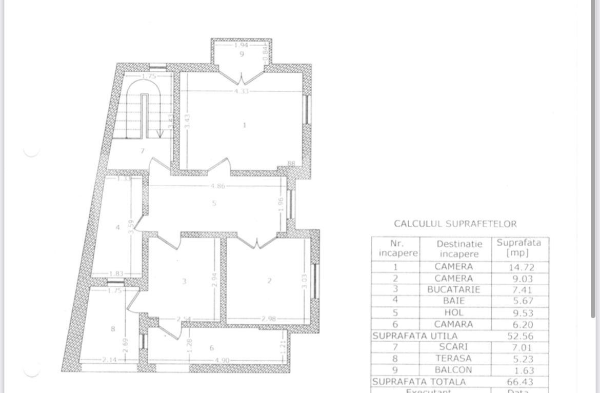 Vilă de 250 mp utili, mobilata, 104 mp teren, zona Cismigiu
