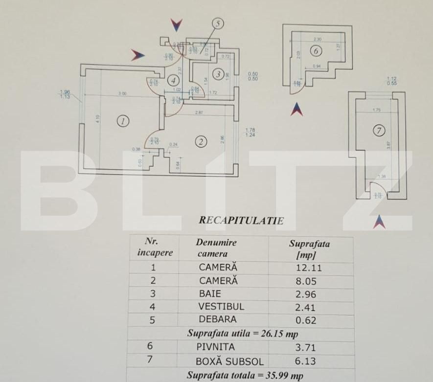 Apartament de vânzare 2 camere 1 Mai - 81565AV | BLITZ București | Poza1