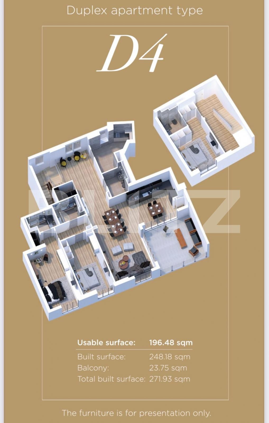 Duplex Lux 4 camere, 197 mp, terasa 24 mp, Aviației