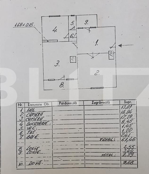 Apartament de vânzare 3 camere Parcul Carol - 81739AV | BLITZ București | Poza1