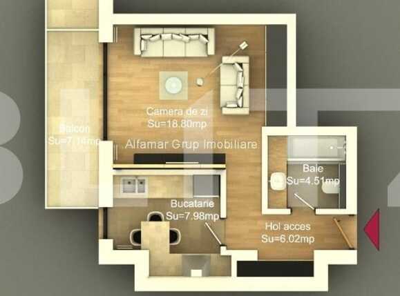 Garsonieră de vânzare Parcul Carol - 81889AV | BLITZ București | Poza1