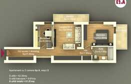 Apartament 2 camere, decomandat, etaj intermediar, zona Parcul Carol!