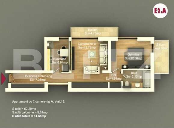 Apartament de vânzare 2 camere Parcul Carol - 81894AV | BLITZ București | Poza1