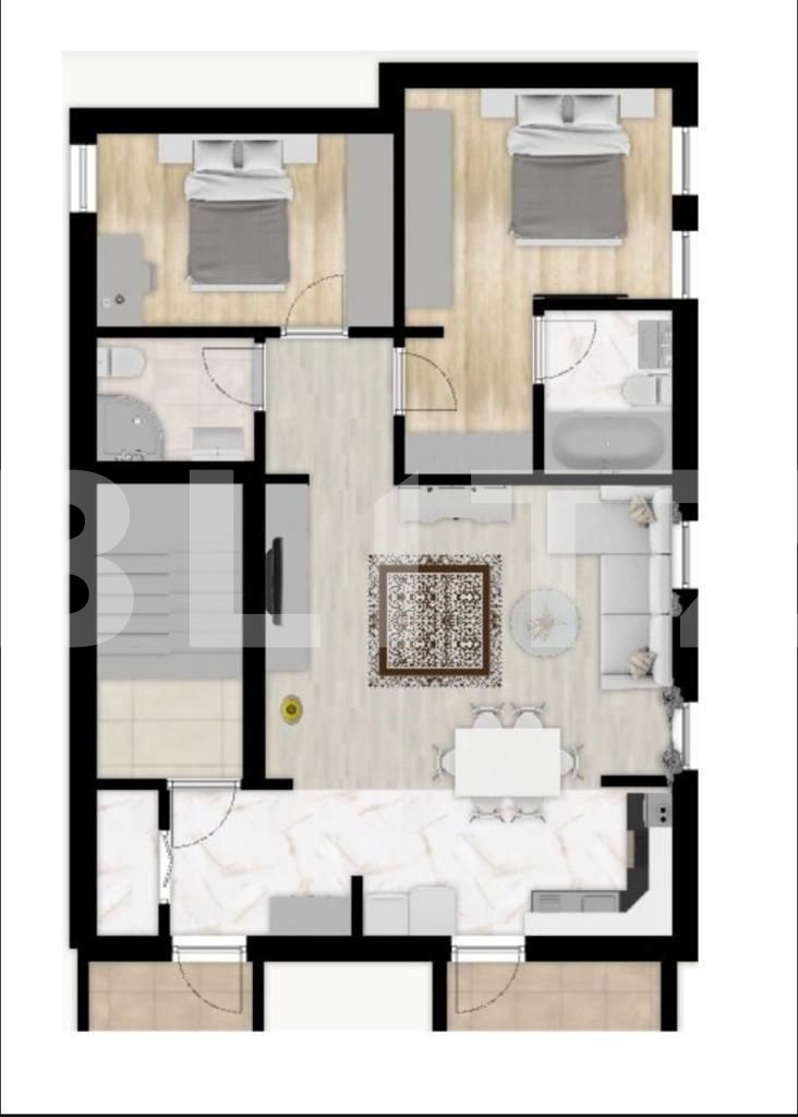 Apartament de vânzare 3 camere Pipera - 82069AV | BLITZ București | Poza1