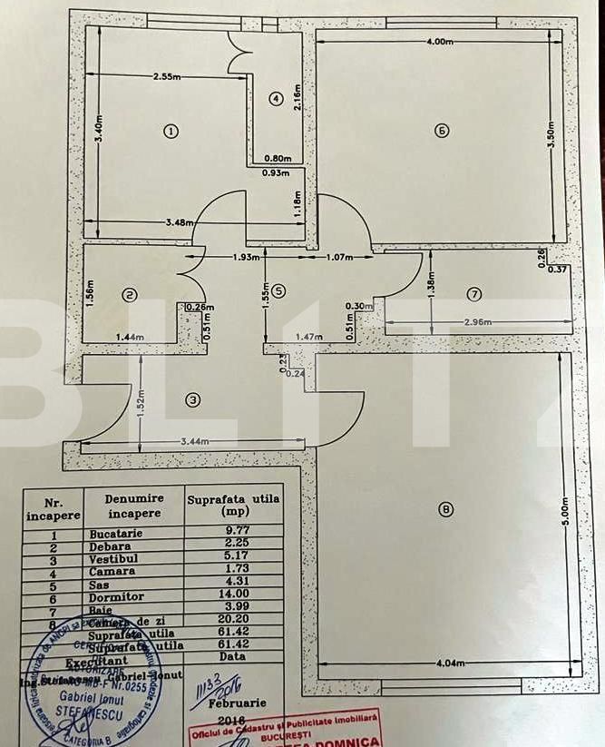 Apartament 3 camere, 64 mp, decomandat, Mall Vitan!