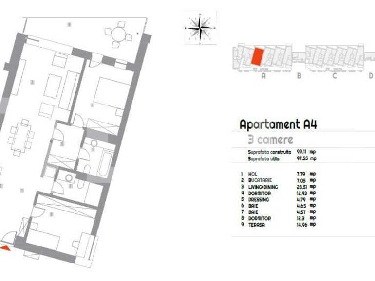 Apartament de vânzare 3 camere Baneasa - 82234AV | BLITZ București | Poza1